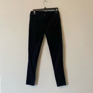 27 True Religion Women's Black Skinny Jeans